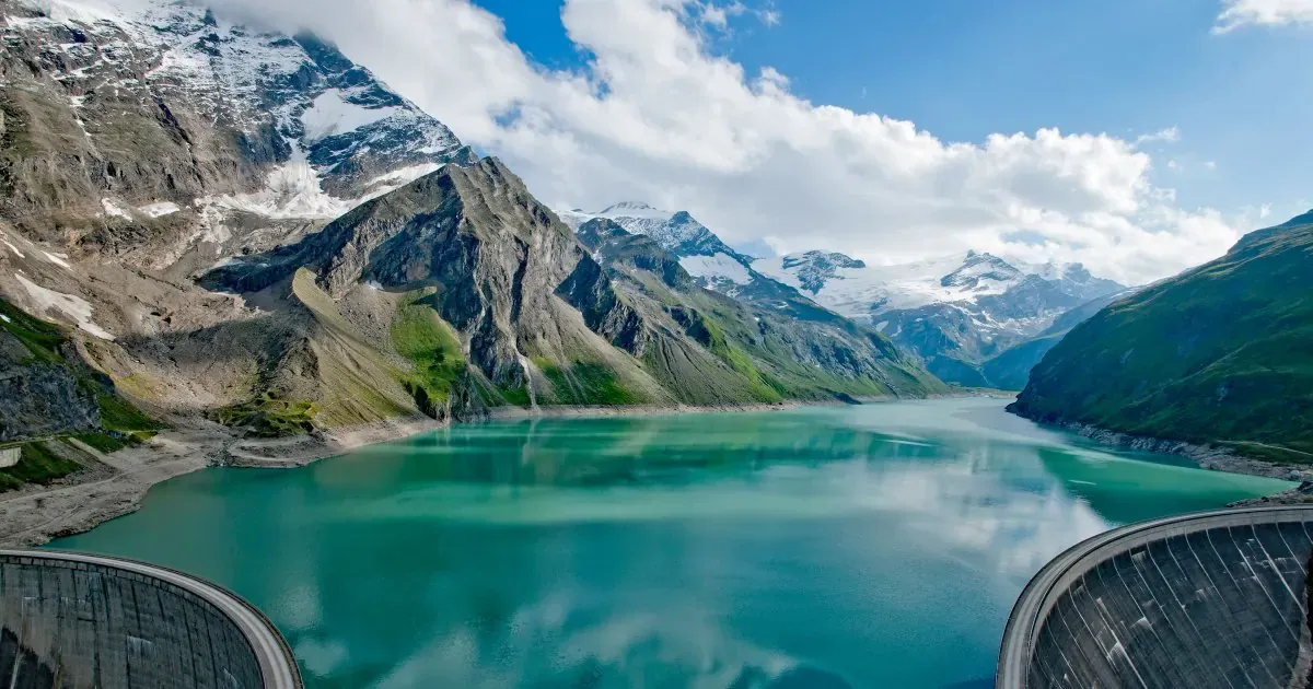 kaprun lake and dams