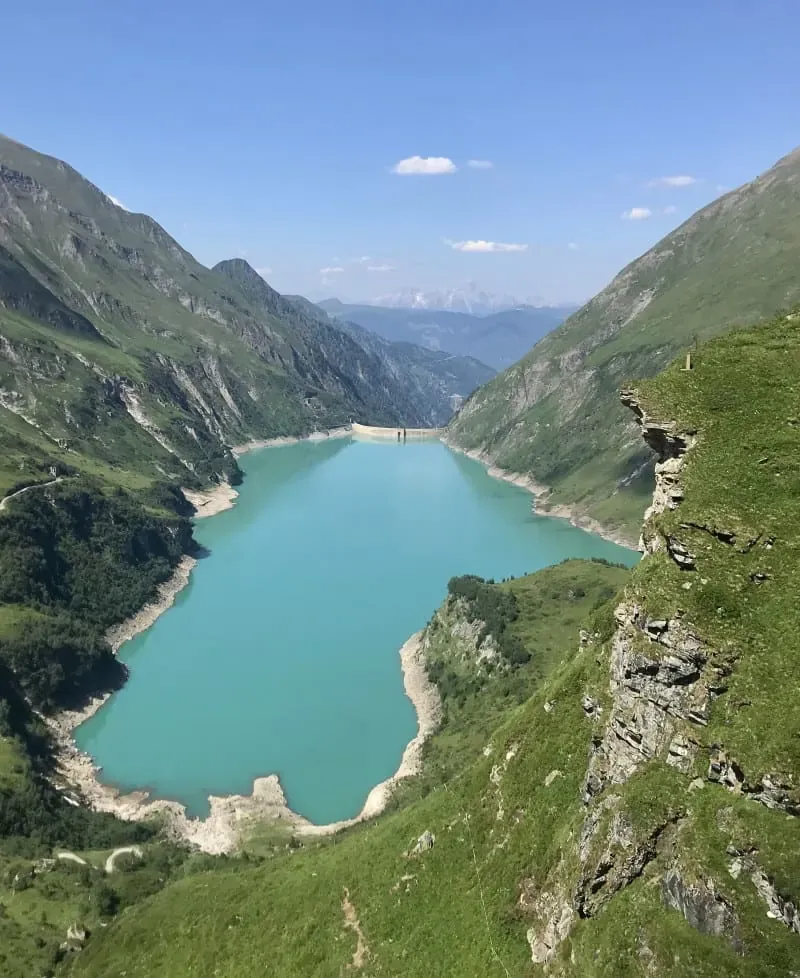kaprun lake and dams