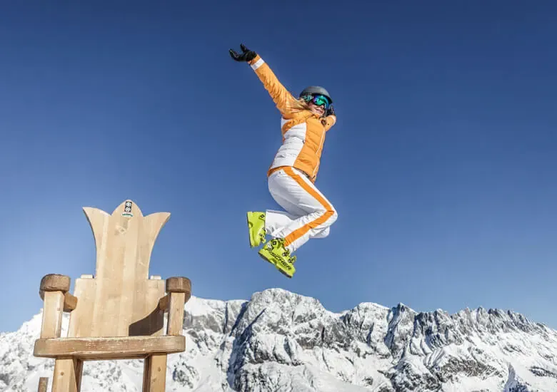 Skiing at Hochkönig