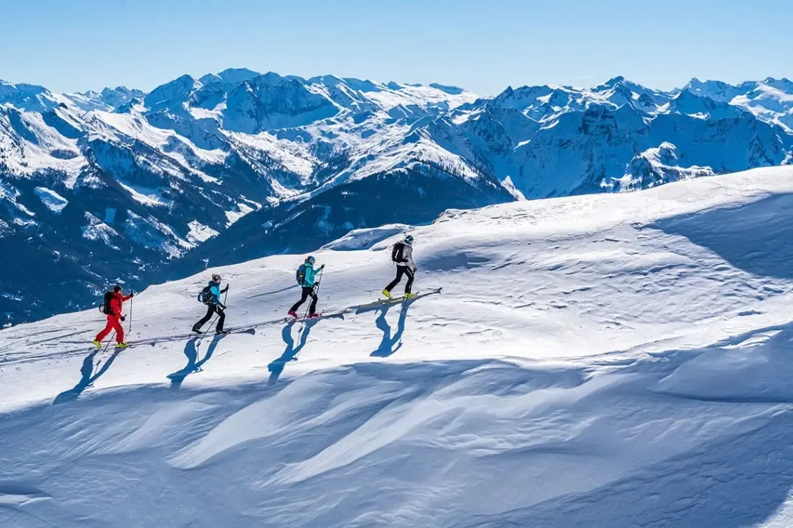 Skiing at Hochkönig
