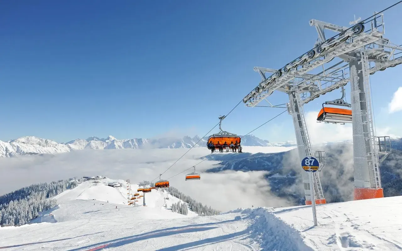 Skiing at Saalbach Hinterglemm