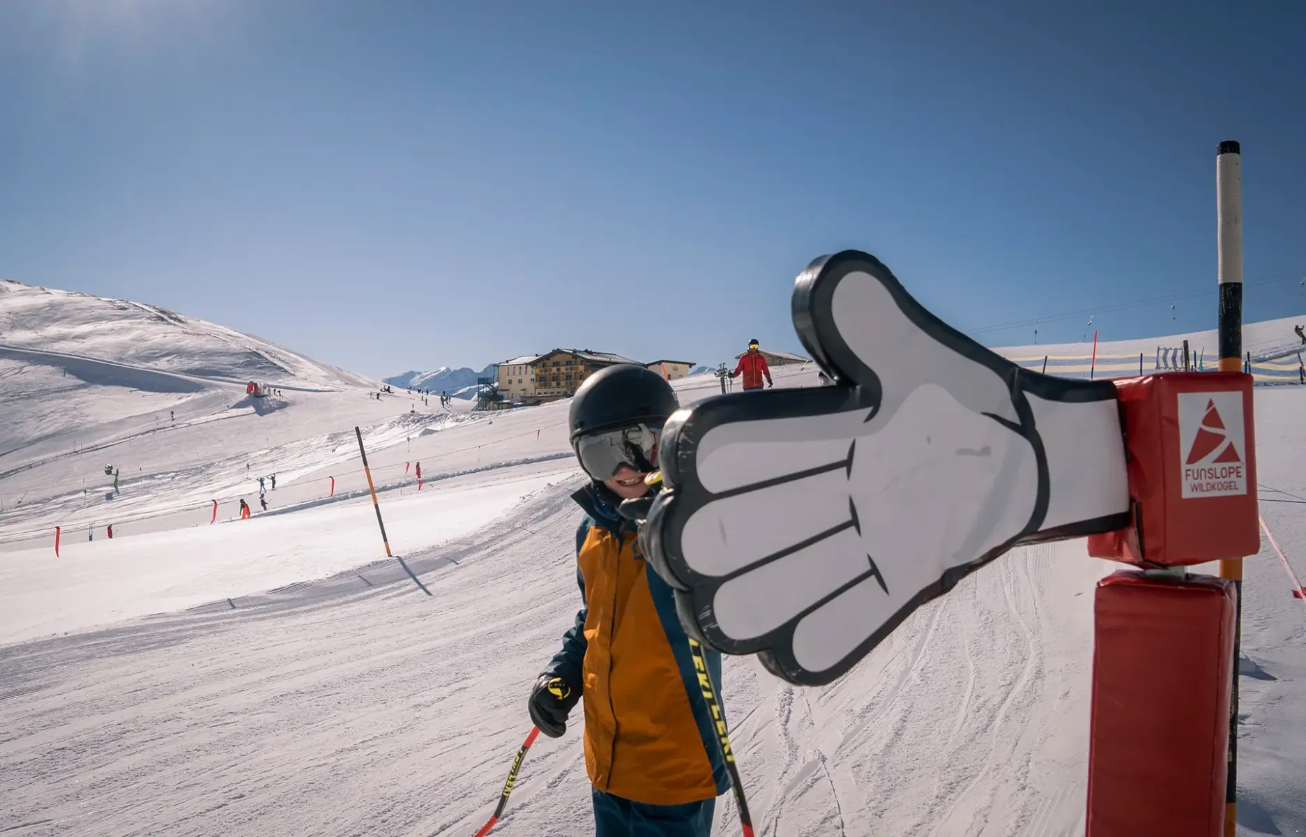 Skiing at Wildkogel