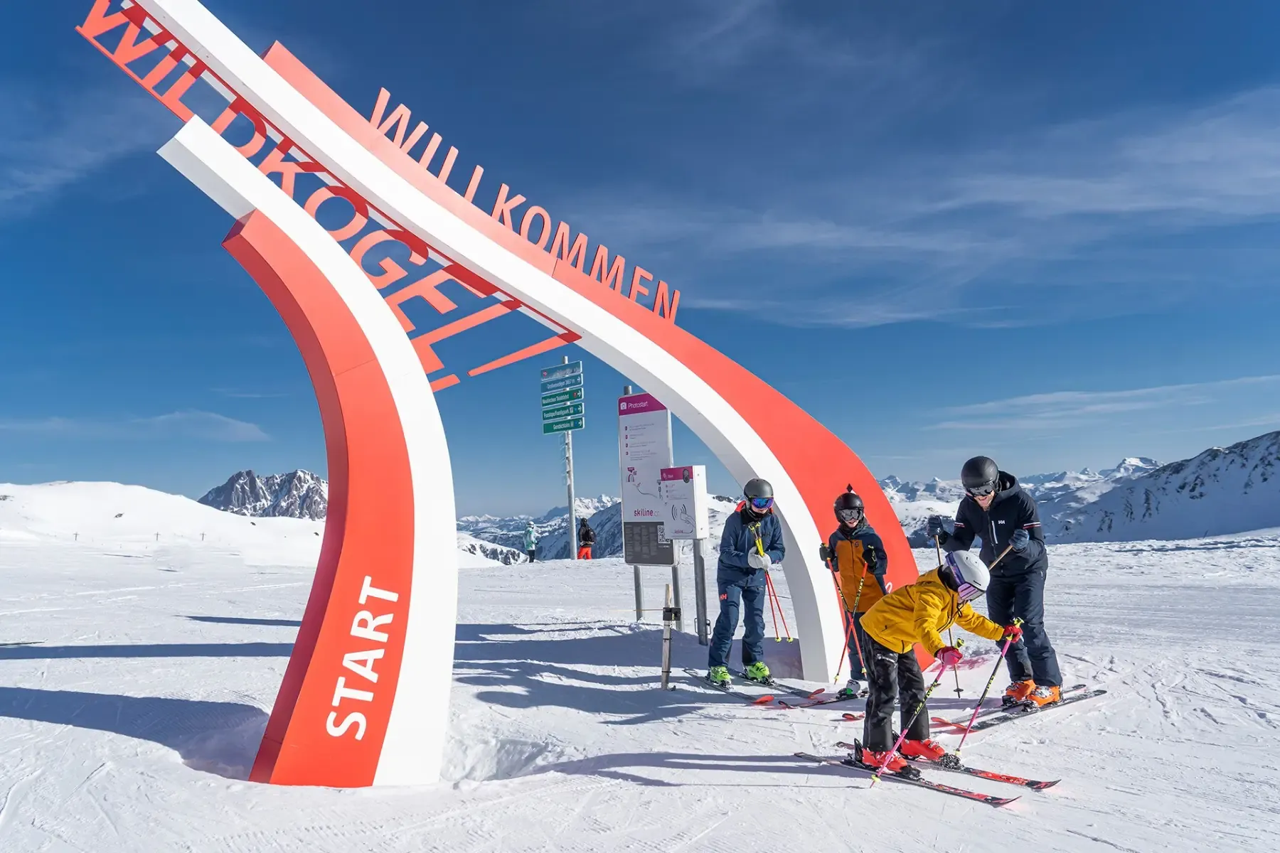 Skiing at Wildkogel